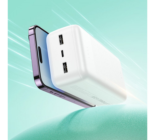 УМБ Power Bank Hoco J163B Wonderful 30000mAh 2A (with cable Lightning+Micro+Type-C+USB)