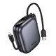 УМБ Power Bank Hoco Q49 Peak 10000mAh PD20W+QC3.0 (with cable Type-C+Lightning)