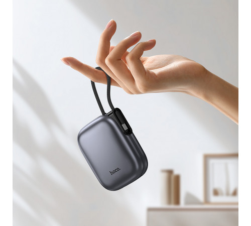 УМБ Power Bank Hoco Q49 Peak 10000mAh PD20W+QC3.0 (with cable Type-C+Lightning)