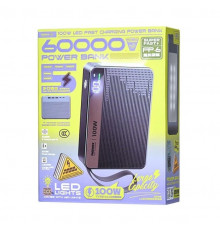 УМБ Power Bank Remax FP-6 60000mAh 100W (з ліхтарем)