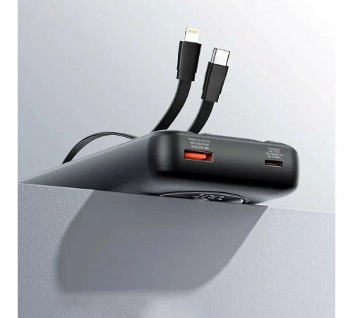 УМБ Power Bank Remax RPP-38 20000mAh PD20W+22.5W (with cable Type-C+Lightning)