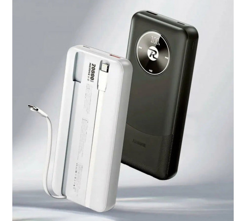 УМБ Power Bank Remax RPP-38 20000mAh PD20W+22.5W (with cable Type-C+Lightning)