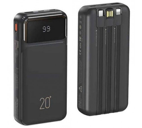 УМБ Power Bank Remax RPP-686 Reyluck Series 20000mAh 2.1A (with cable Type-C+Lightning+USB)