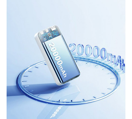 УМБ Power Bank Remax RPP-686 Reyluck Series 20000mAh 2.1A (with cable Type-C+Lightning+USB)