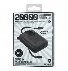 УМБ Power Bank Remax FC-02 Scuba Series 20000mAh 45W (with cable Type-C+Lightning)