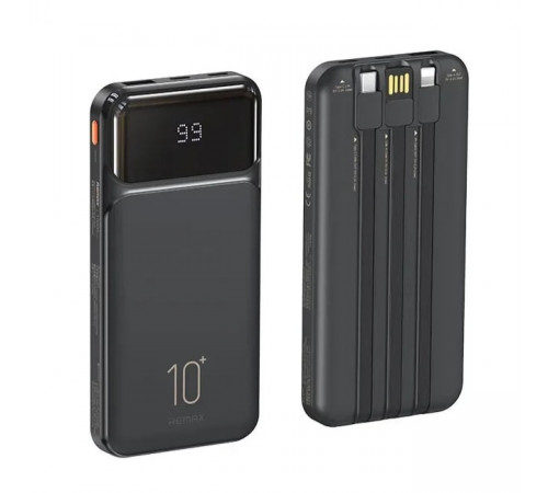УМБ Power Bank Remax RPP-683 Reyluck Series 10000mAh 2.1A (with cable Type-C+Lightning+USB)