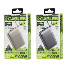 УМБ Power Bank Remax FC-06 20000mAh 22.5W (with cable Type-C+Lightning)