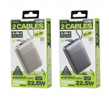 УМБ Power Bank Remax FC-06 20000mAh 22.5W (with cable Type-C+Lightning)