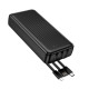 УМБ Power Bank Borofone BJ79A 20000mAh Clever (with cable Type-C+Lightning+USB)