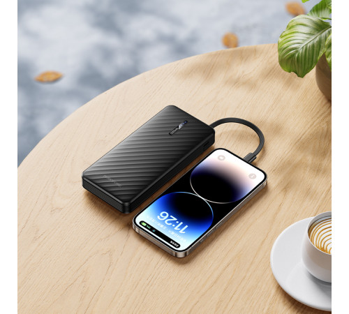 УМБ Power Bank Borofone BJ84 Smooth 10000mAh 2A (with cable Type-C+Lightning+USB+Micro)