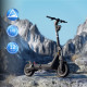 Електросамокат OKAI ES800 Panther Off-Road Black 12", 1500(3000)W, Dual Motor, 19.2Ah, 50km, 60km\h, 35%, NFC, App, 43kg (ES800-B)