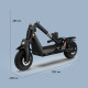 Електросамокат OKAI ES800 Panther Off-Road Black 12", 1500(3000)W, Dual Motor, 19.2Ah, 50km, 60km\h, 35%, NFC, App, 43kg (ES800-B)