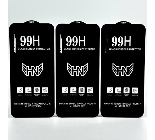 Захисне скло 99H Xiaomi 15T-15T Pro-Redmi Note 15 Pro 5G-MI TURBO 4 Pro-XM Poco F7