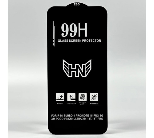 Захисне скло 99H Xiaomi 15T-15T Pro-Redmi Note 15 Pro 5G-MI TURBO 4 Pro-XM Poco F7