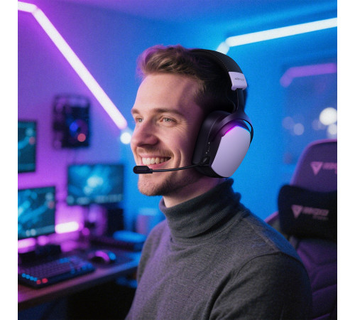 Навушники комп'ютерні бездротові AceFast H11 RGB