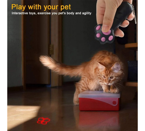 Лазерна указка ZK-2020L (LED+UV, 4 картинки, 2*AAA)