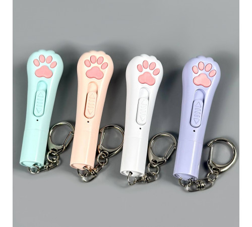 Лазерна указка ZK-2381L (LED+UV, 4 картинки, вбудований акумулятор, USB)