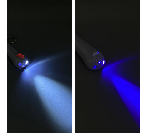 Лазерна указка ZK-2381L (LED+UV, 4 картинки, вбудований акумулятор, USB)