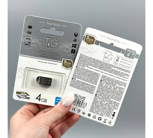USB флеш T&G 4Gb Metal 107