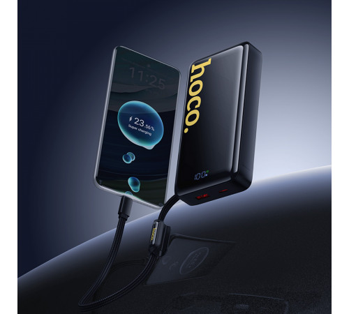 УМБ Power Bank Hoco Q45 Worrier 10000mAh 22.5W+PD20W (with EU plug+cable Type-C)