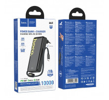 УМБ Power Bank Hoco Q45 Worrier 10000mAh 22.5W+PD20W (with EU plug+cable Type-C)