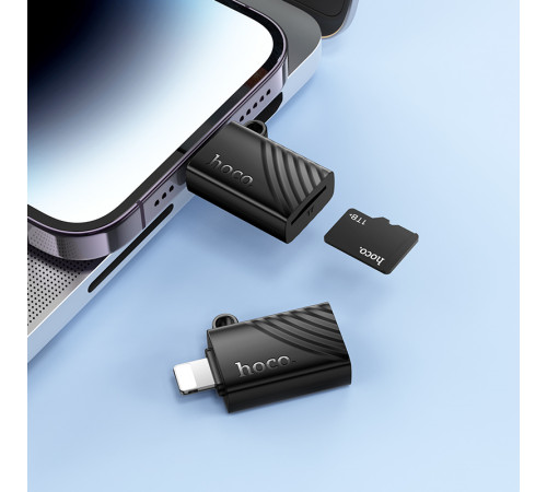 Card Reader Hoco HB53 mini Lightning to TF2.0 (480Mbps)