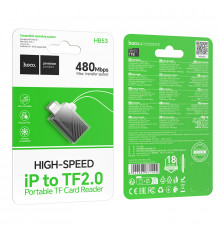 Card Reader Hoco HB53 mini Lightning to TF2.0 (480Mbps)
