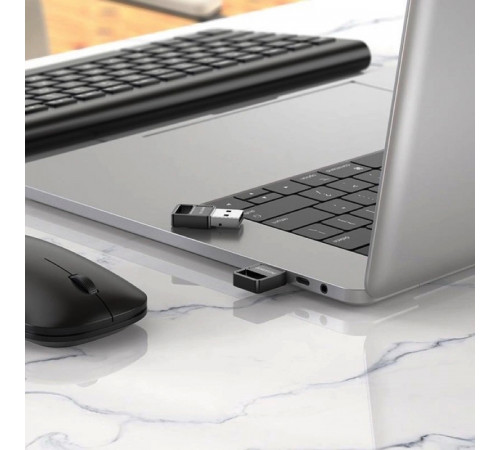 Адаптер Bluetooth BOROFONE DH8 USB BT adapter Black (6941991109652)