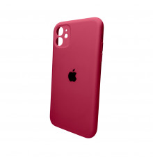 Чохол для смартфона Silicone Full Case AA Camera Protect for Apple iPhone 11 Pro Max кругл 35,Maroon (FullAAKPi11PM-35)