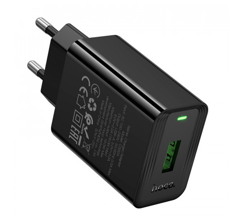 Мережевий зарядний пристрій Hoco CS92A Leader QC3.0