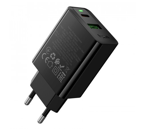 Мережевий зарядний пристрій Hoco CS94A Leader PD20W+QC3.0