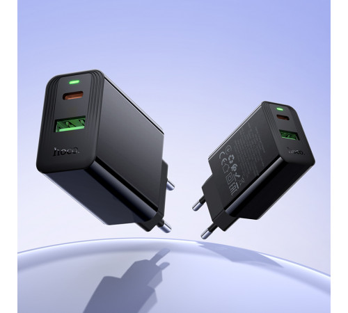 Мережевий зарядний пристрій Hoco CS94A Leader PD20W+QC3.0