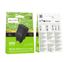 Мережевий зарядний пристрій Hoco CS94A Leader PD20W+QC3.0