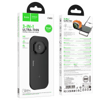 Бездротовий зарядний пристрій Hoco CW65 North 3in1 15W