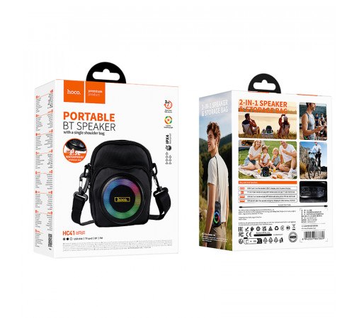 Сумка Crossbody із вбудованою Bluetooth-колонкою Hoco HC41 Wave 2500mAh