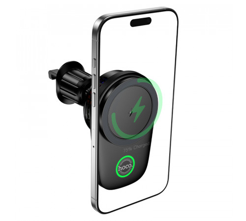 Holder Hoco HW36 Magnetic з бездротовою зарядкою 5W-15W