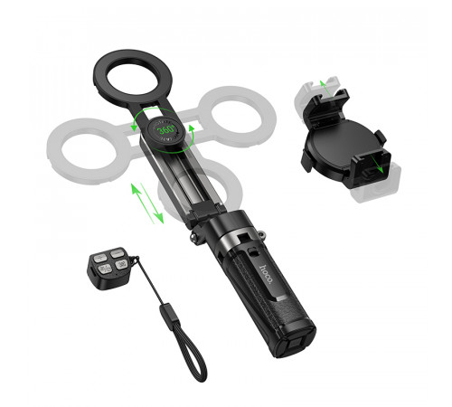 Монопод (трипод) Hoco K27 Pro Magic Mini Selfie Stick (для селфі та фотозйомки) 0.48m