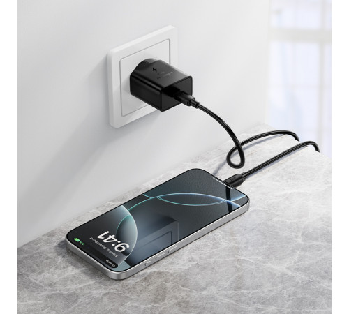 Мережевий зарядний пристрій Hoco N76 Star GaN PD25W