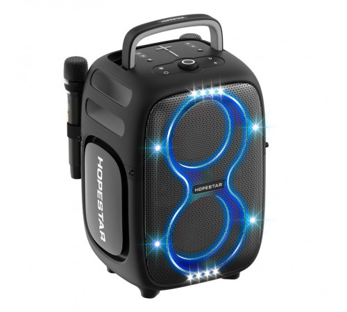 Колонка HOPESTAR PARTYONE CLUB з 2-ма мікрофонами 650W, 36000mAh (55,8*34,1*29,5 см)
