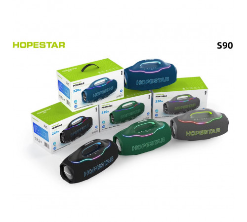 Колонка HOPESTAR S90 220W, 24000mAh (43,7*25,1*20,2 см)