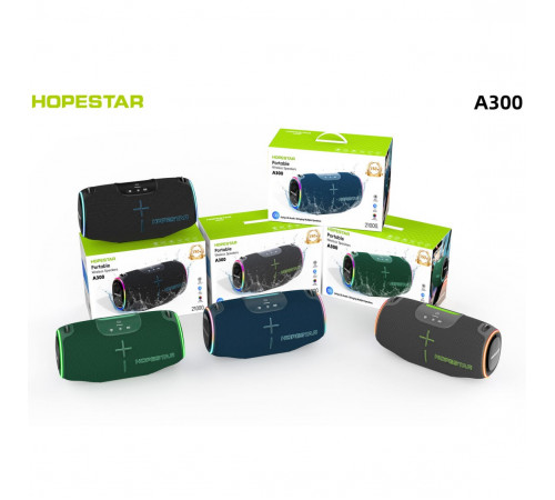 Колонка HOPESTAR A300 150W, 21000mAh (39,6*19,6*16,5 см)
