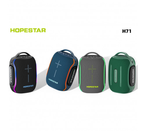 Колонка HOPESTAR H71 120W, 13500mAh (28,5*21,0*17,0 см)