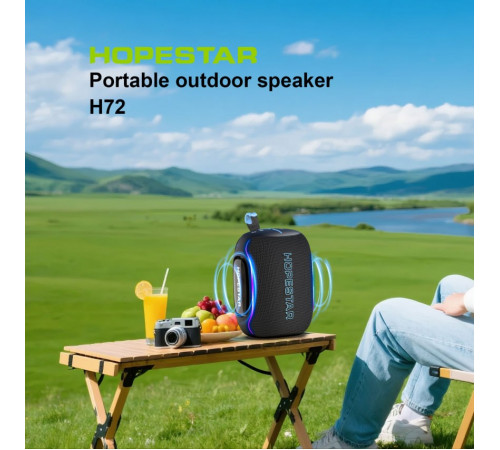 Колонка HOPESTAR H72 60W, 8800mAh (22,8*17,0*13,5 см)
