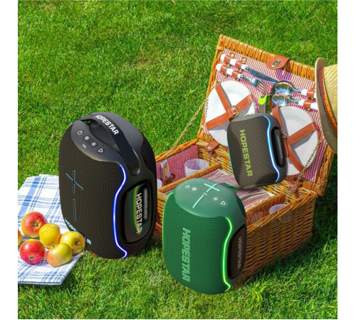 Колонка HOPESTAR H72 60W, 8800mAh (22,8*17,0*13,5 см)