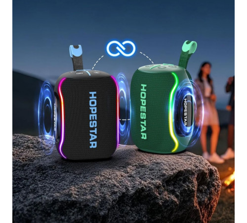 Колонка HOPESTAR H73 Mini 15W, 3600mAh (15,3*11,2*9,5 см)