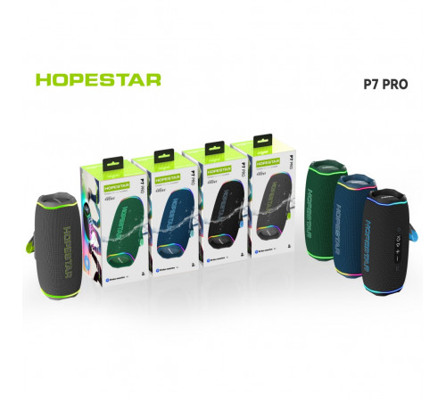 Колонка HOPESTAR P7 Pro 46W, 5200mAh (23,4*10,2*10,2 см)