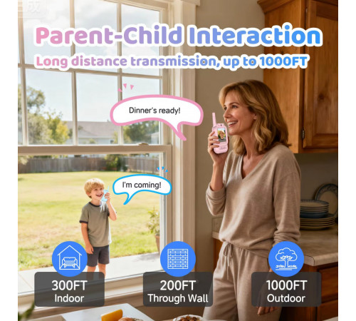 Дитяча рація з відеозвязком Video Walkie Talkie Blue+Pink (2шт)