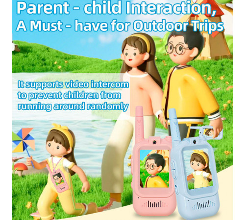 Дитяча рація з відеозвязком Video Walkie Talkie Blue+Pink (2шт)
