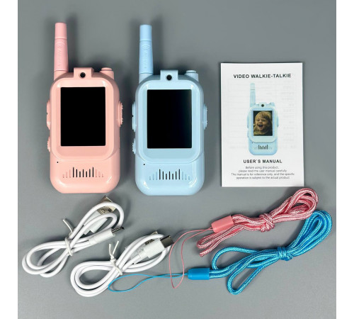 Дитяча рація з відеозвязком Video Walkie Talkie Blue+Pink (2шт)