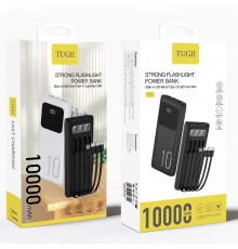 УМБ Power Bank WUW TUGI Y11 10000mAh 2.1A (with cable Type-C+Micro+Lightning+USB) з ліхтарем
